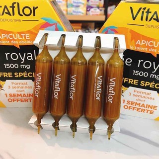 Sữa ong chúa pháp vitaflor gelee royale bio 1500mg - chuẩn auth bao check