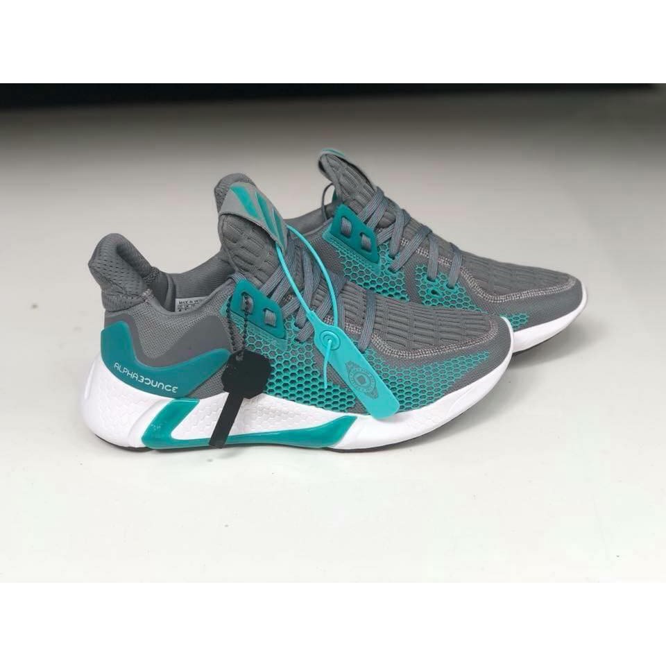 giày Nam Adidas Alphabounce instinct 2020 Full box - Xám xanh