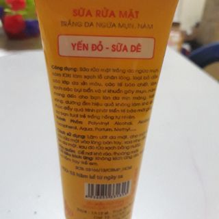 Sửa rửa mặt trắng da ngừa mụn IOXI