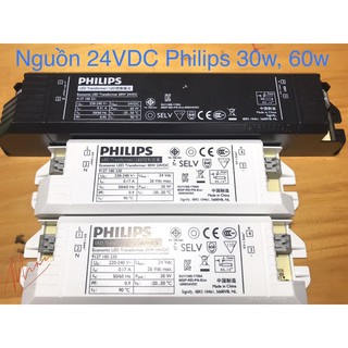 Nguồn 24V PHILIPS các loại 30W,60W,80W,120W Economic  dùng cho led dây 5m-chính hãng