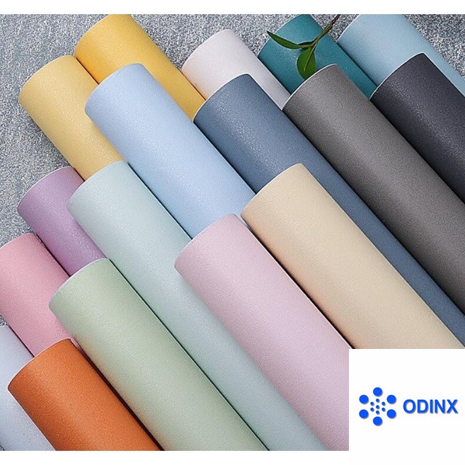 [SALE] 10m Giấy dán tường MỘT MÀU nhiều mẫu - khổ rộng 45cm (có sẵn keo)