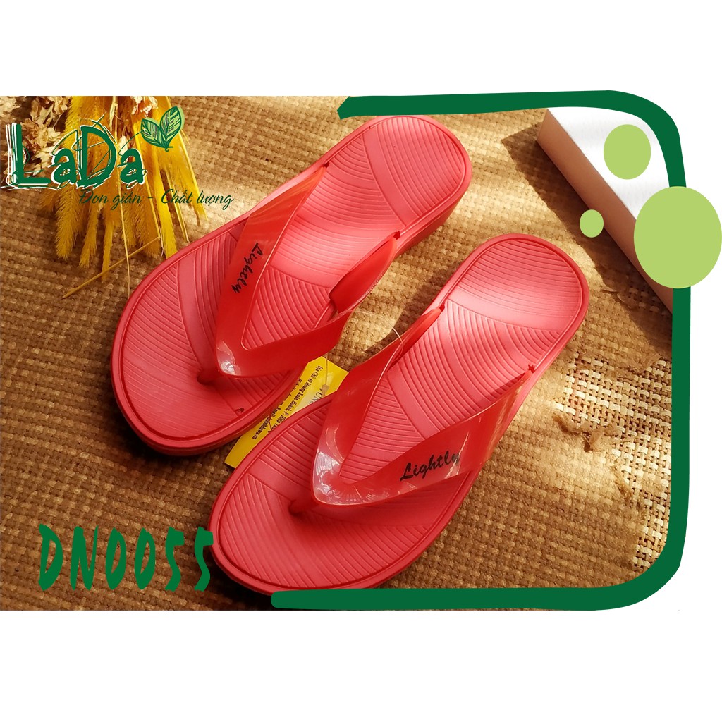 Dép Kẹp Xỏ Ngón Quai Nhựa Siêu Nhẹ Màu Trơn [DN0055]