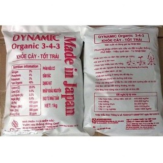 1KG Phân gà nhật Dynamic - Phân gà Hữu Cơ Nhật Bản
