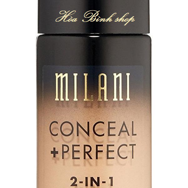 Kem nền trang điểm và che khuyết điểm hoàn hảo Milani conceal + Perfect 2 in 1 Foudation + Concealer (30ml)