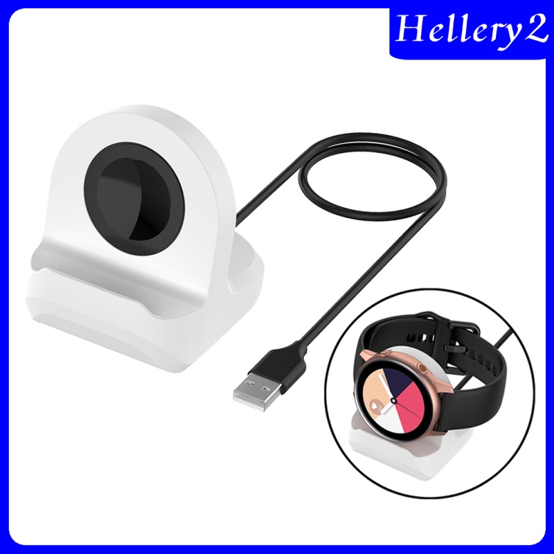 [HELLERY2] Wireless Charging Dock Charger Cable for   Galaxy 3 41mm/45mm White