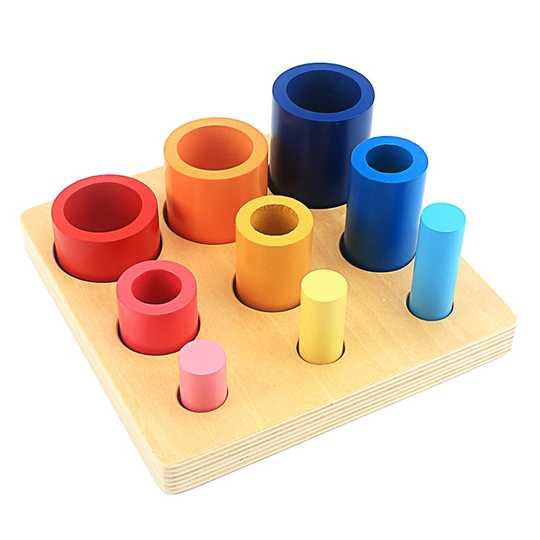 Bộ lồng ống tròn Montessori (Circle Step)