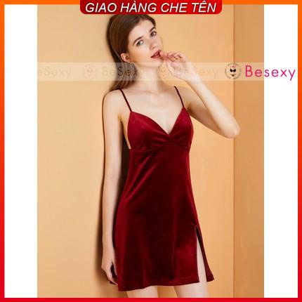 Váy ngủ xẻ đùi gợi cảm