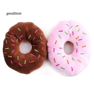 Đồ chơi phát tiếng kêu hình bánh donut phát ra âm thanh vui nhộn cho thú cưng