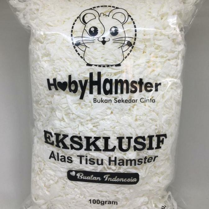 (hàng Có Sẵn) 100g Giấy Lót Giường Hình Chuột Hamster Màu Trắng