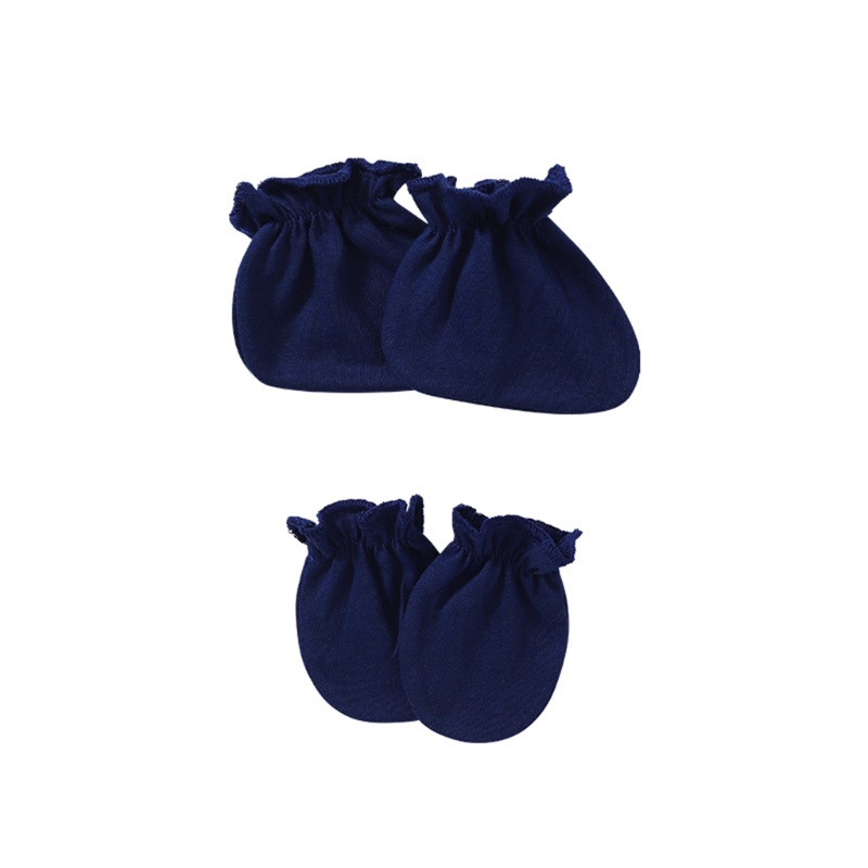 Vớ Cotton Mềm Mại Bảo Vệ Tay Chân Dành Cho Bé 0-12 Tháng Tuổi