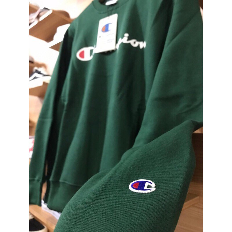 Áo Sweater 100% Chính Hãng In Logo Champion Phong Cách Nhật Bản Cho Nam Nữ