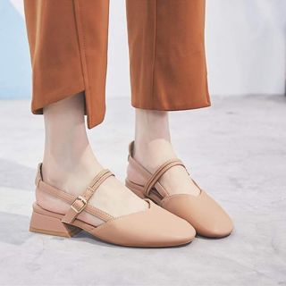 Giày vintage quai hậu nữ