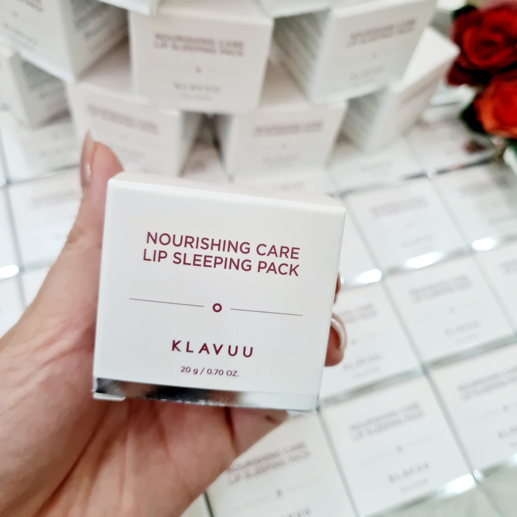 Mặt Nạ Ngủ Môi Klavuu Mask ủ môi hồng 20g