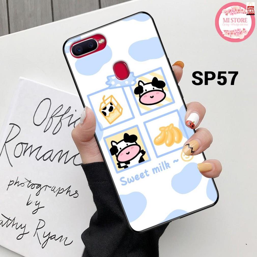 Ốp lưng OPPO A12/A5S/A7/F9/F3/F5/F7/A3S/A1K/REALME C1/C2 in hình bò sữa siêu hot mới