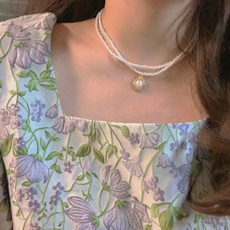 Vòng Cổ Choker Hai Lớp Phong Cách Cổ Điển Thời Trang Dành Cho Nữ