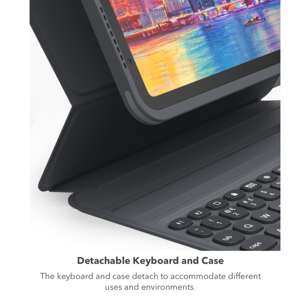 Ốp lưng kèm bàn phím ZAGG Pro Keys iPad 10.2 inch - 103407134