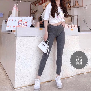 Video thật - Quần thun ôm Legging thời trang