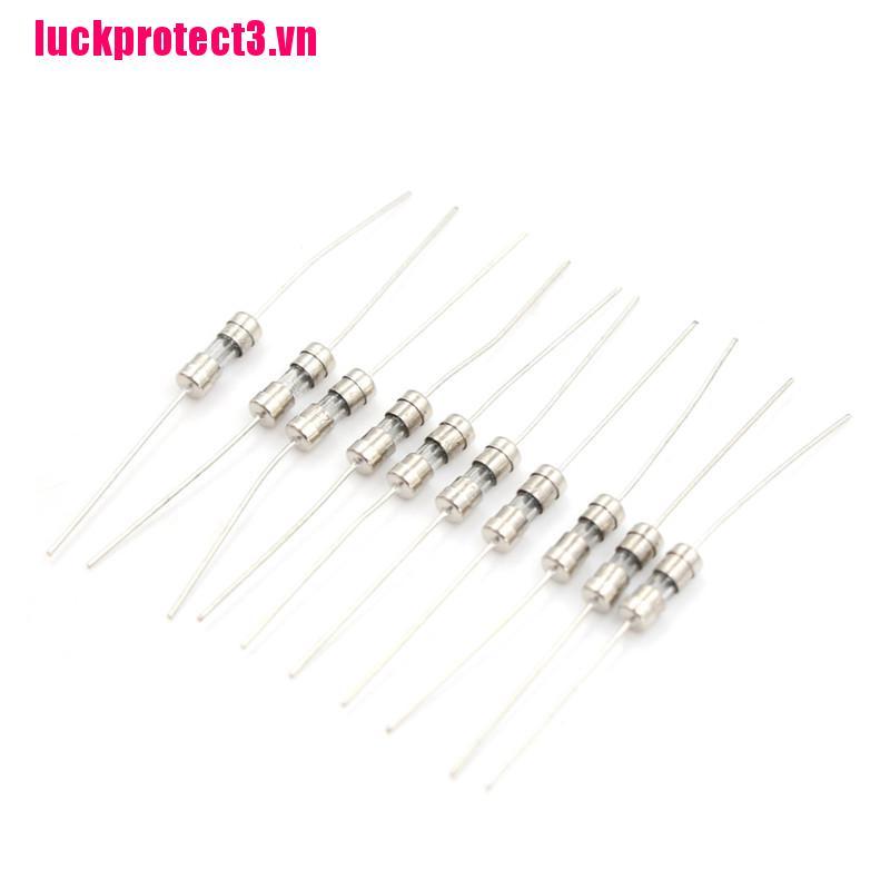 AXIAL Set 10 Cầu Chì Ống Thủy Tinh 3.6x10mm 2a Chuyên Dụng