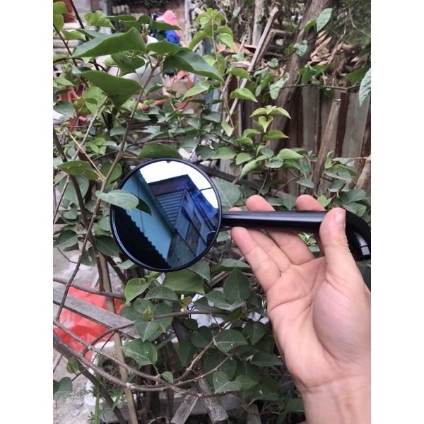 Gương tròn nhôm chính hãng H2C cao cấp cực xịn