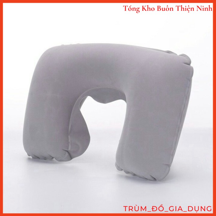 Gối tựa cổ bơm hơi hình chữ U