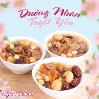 Set 15 chén chè dưỡng nhan 12 vị 250g