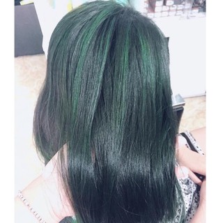 Thuốc nhuộm tóc màu Xanh Lá(hight light) + kèm trợ nhuộm 100ml