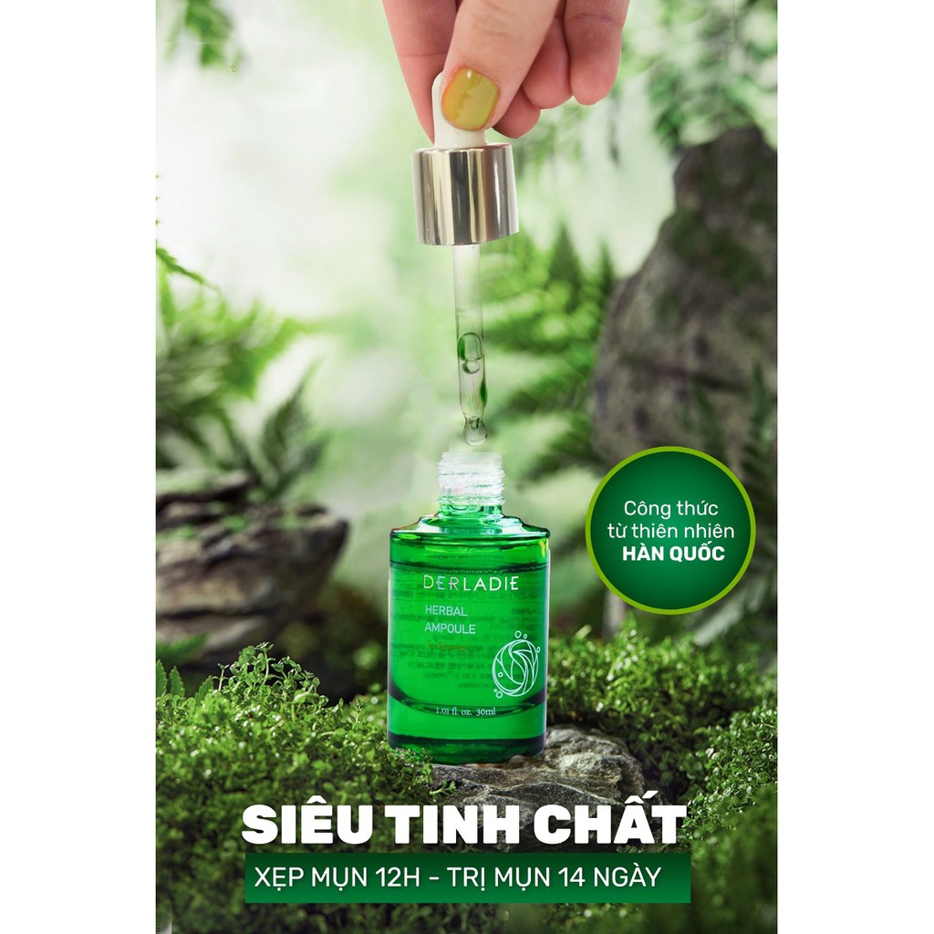 Tinh chất giảm mụn Derladie Herbal Ampoule for Blemish 30ml