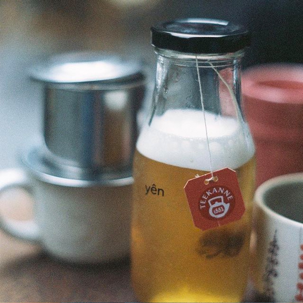 Bình "Yên" thuỷ tinh nhỏ 310ml - Quà tặng văn vở