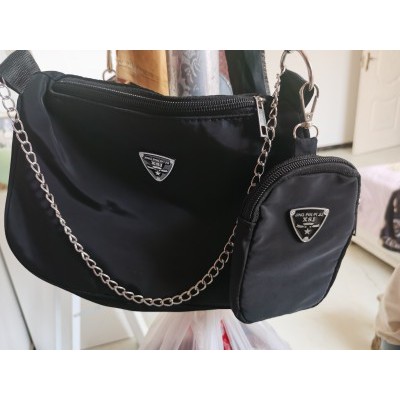 Túi vải phong cách boho 2 dây hàng rẻ S011