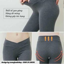 Quần bầu legging cạp chéo thoải mái hơn, tiện lợi hơn