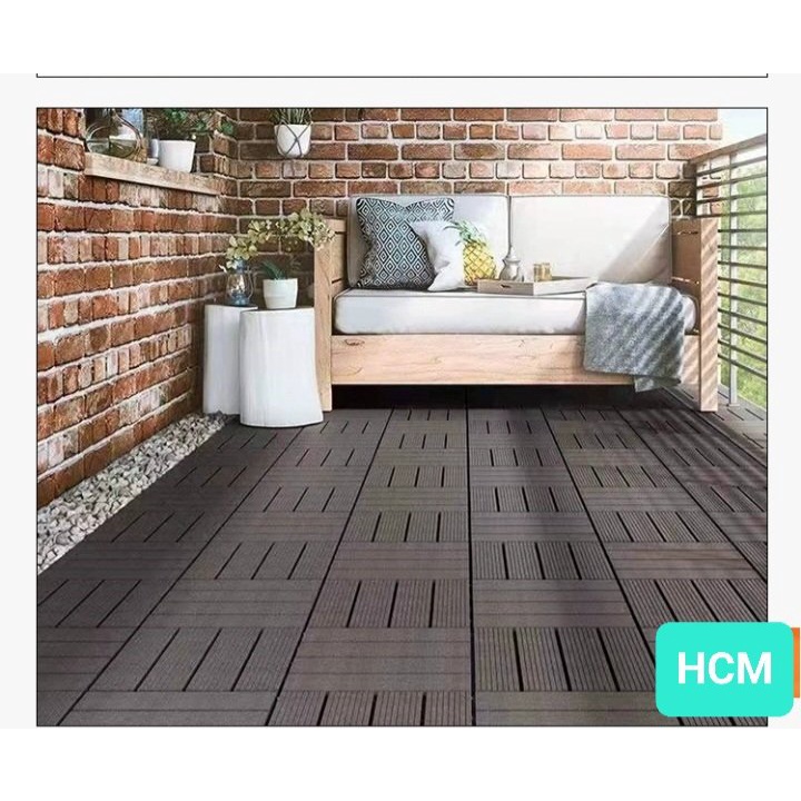 Vỉ Nhựa Lót Sàn Ban Công, Sân Vườn Kích Thước 30cm x 30cm