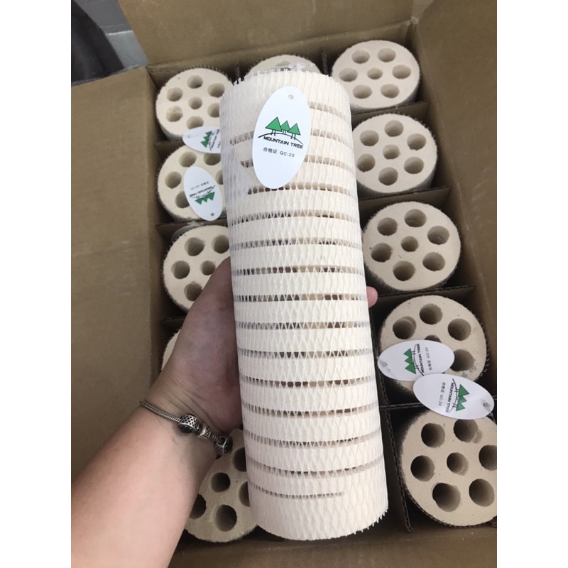 Sứ Lọc Vi sinh Củ Sen Mountain Tree Thế Hệ II (8x25cm) - Lotus Root Bacteria House II