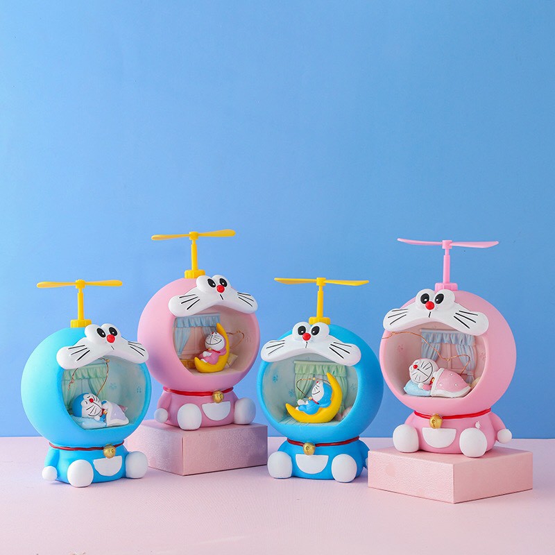 Đèn ngủ Doraemon trang trí phòng dễ thương - 2 màu lựa chọn, Đèn LED decor phòng xinh xắn