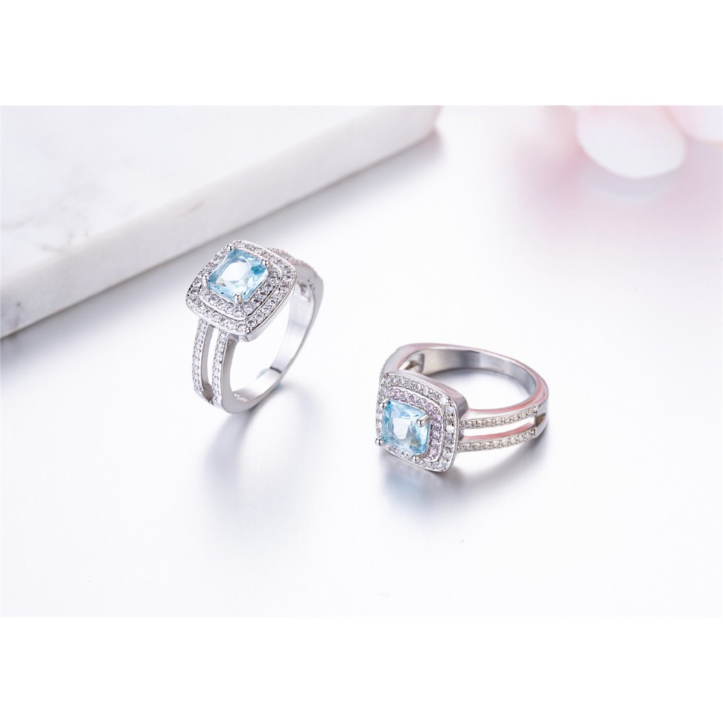 Nhẫn Đeo Tay Kim Loại Đính Đá Lấp Lánh Thời Trang Nữ