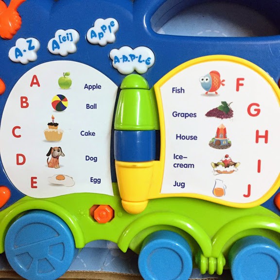 [RUBYRC] Tàu tự học tiếng anh bảng chữ cái Alphabet dùng pin Zhongting tại RUBYRC