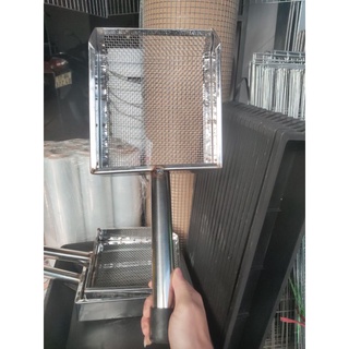Sàng cát inox cho gà