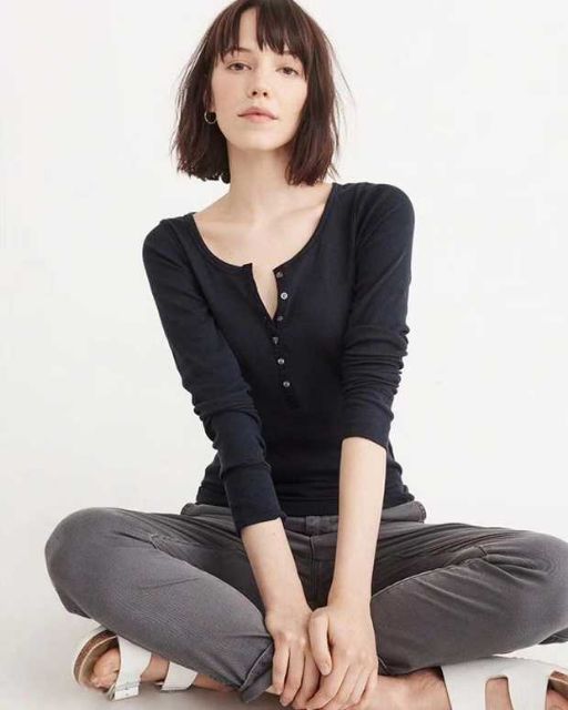 Áo Body Tay Dài Abercrombie&Fitch