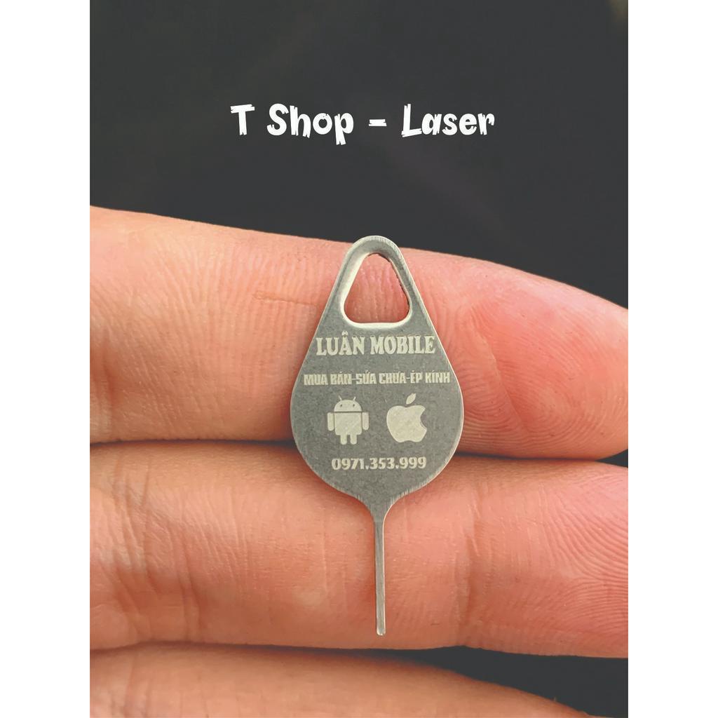 100 Que chọc sim khắc laser theo yêu cầu