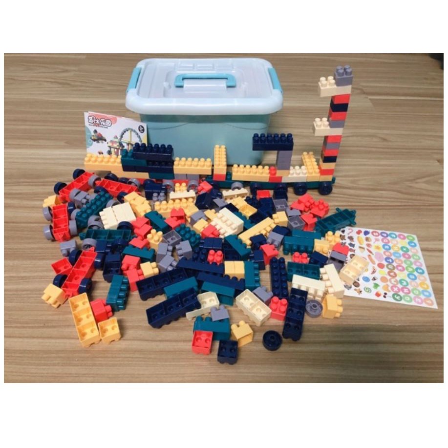 Hộp đồ chơi lego chi tiết, phát triển thông minh sáng tạo cho bé