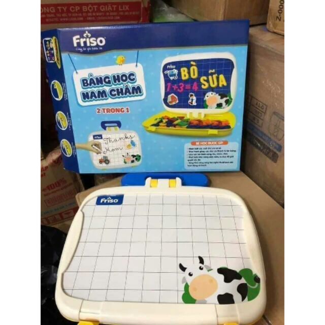 (CÓ SẴN- RẺ VÔ ĐỊCH)Bảng học nam châm chữ và số friso