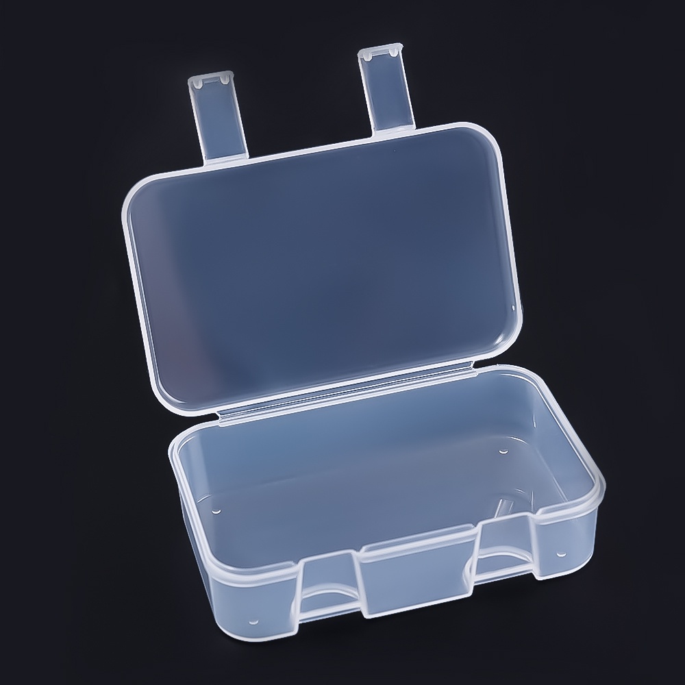 Hộp Nhựa Mini Hình Chữ Nhật Đựng Trang Sức Đa Năng