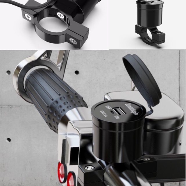 Sạc điện thoại trên xe máy - sạc nhanh 5V- 2A