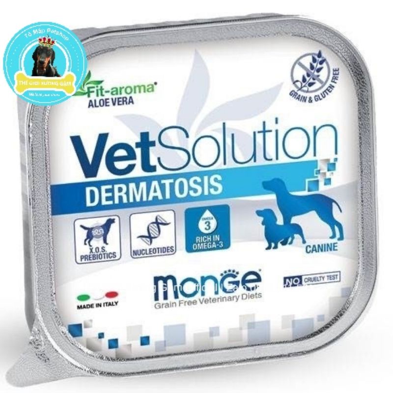 [Mã PET50K giảm Giảm 10% - Tối đa 50K đơn từ 250K] MONGE VET SOLUTION PATE HỖ TRỢ ĐIỀU T RỊ CHO CHÓ 150GR