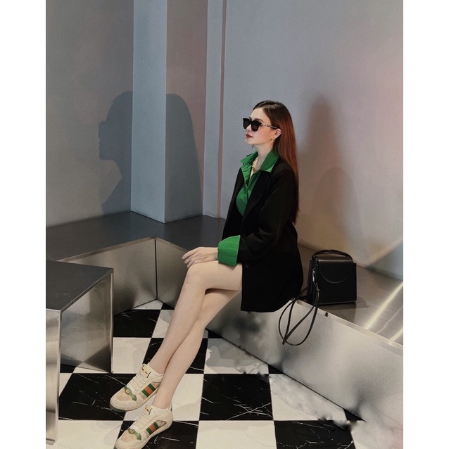 Sơ mi Xanh hot trend