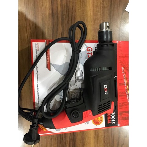 Máy khoan cầm tay, máy bắt vít, khoan bắn vít  GT10T đầu 10ly, công suất 600w, có đảo chiều - điều tốc, hàng chính hãng