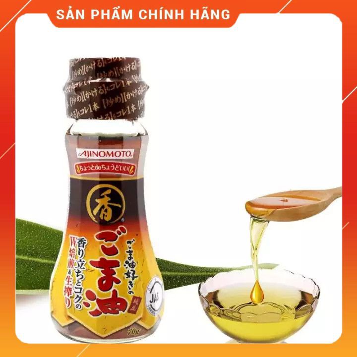 Dầu Mè Ajinomoto, Dầu Vừng Nguyên Chất Ăn Dặm Cho Bé Nhật Bản