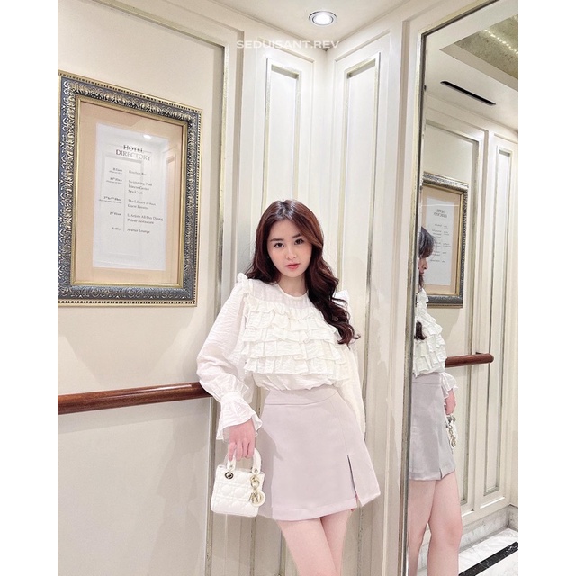 DIANA TOP - áo sơ mi đũi tơ SEDUISANT.REV