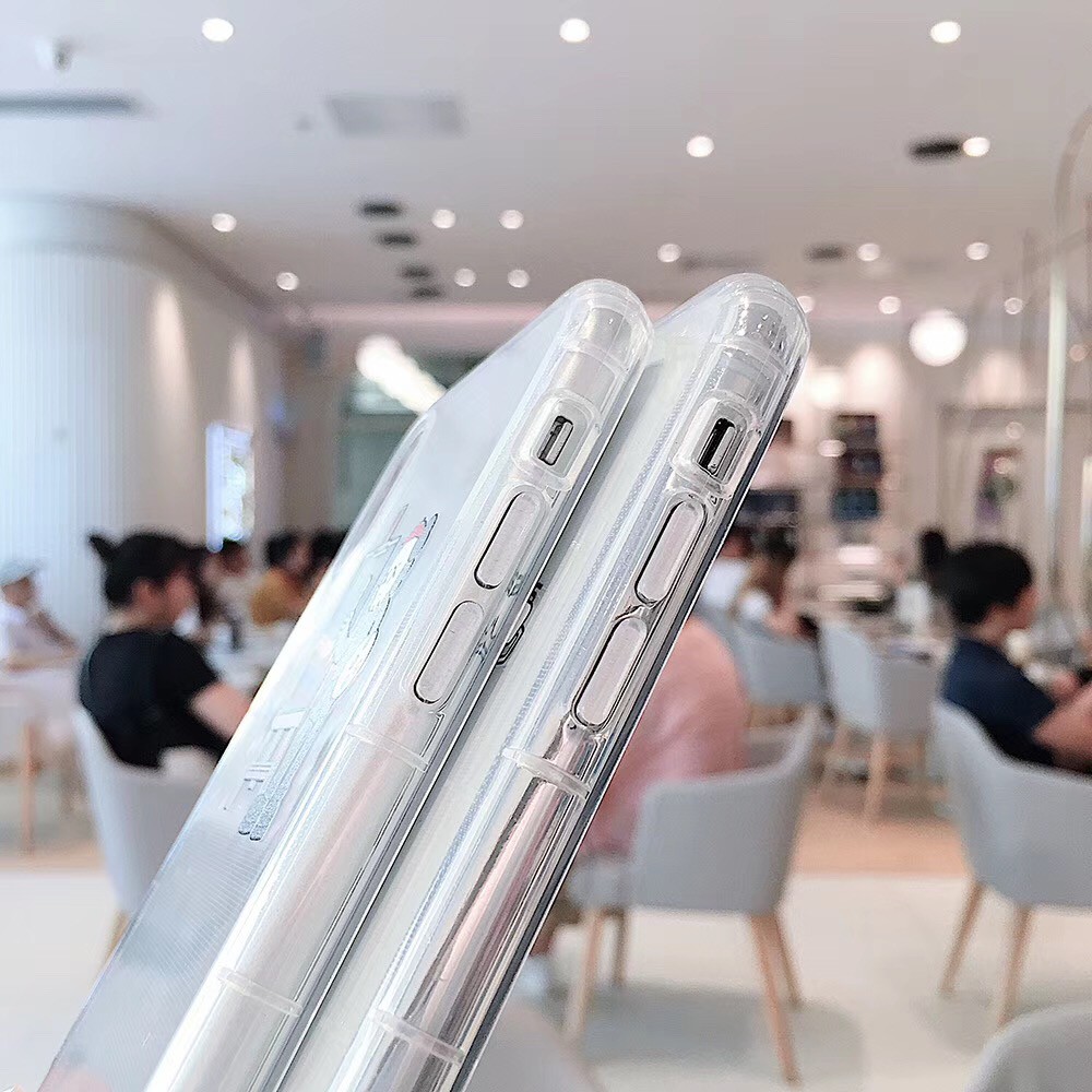 Ốp điện thoại nhựa mềm trong suốt chống sốc in hình KAWS cho Iphone 11 11Pro Max X XR XSmax 6 6s 7 8Plus | BigBuy360 - bigbuy360.vn