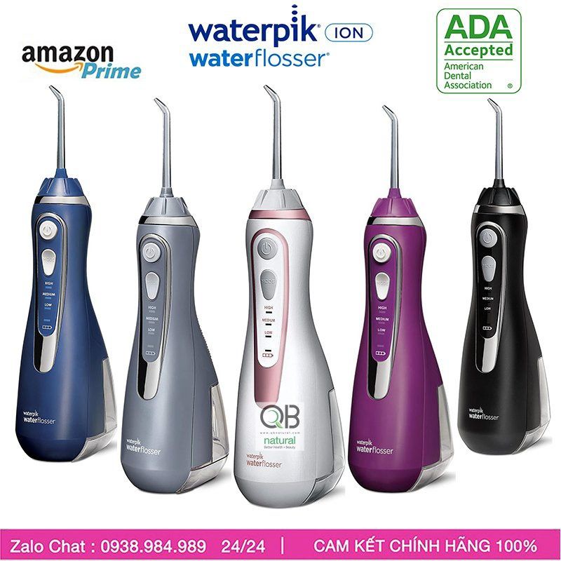 [Nha Khoa Mỹ] Máy Tăm Nước Cầm Tay Waterpik Cordless Water Flosser WP560, WP562, WP563, WP660