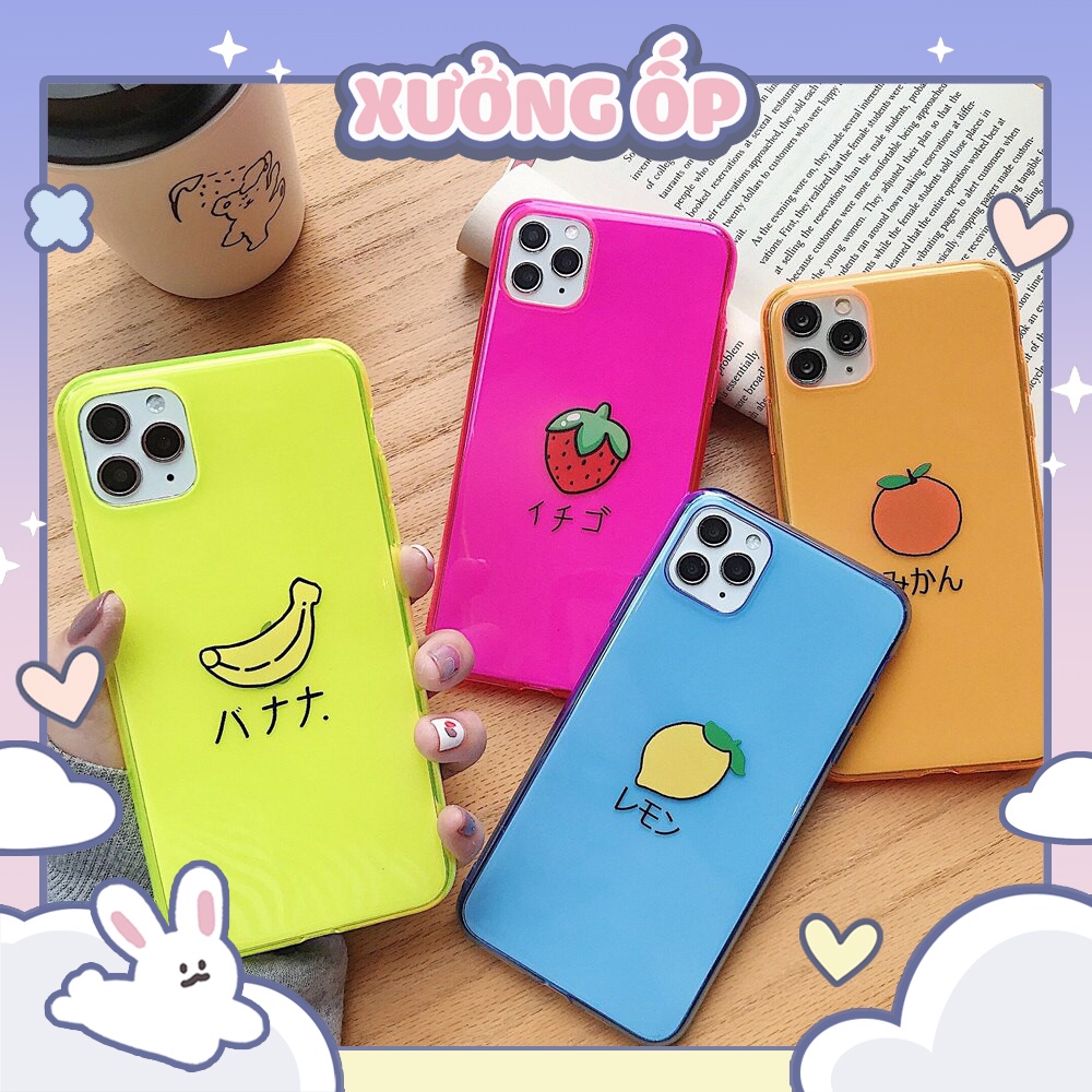 SAMSUNG OPPO IPHONE Ốp NEON huỳnh quang mẫu N10 cho A10 A20 A50 J7prime J7 pro A5S a9 2020 A3S A37 A59 F1S A5